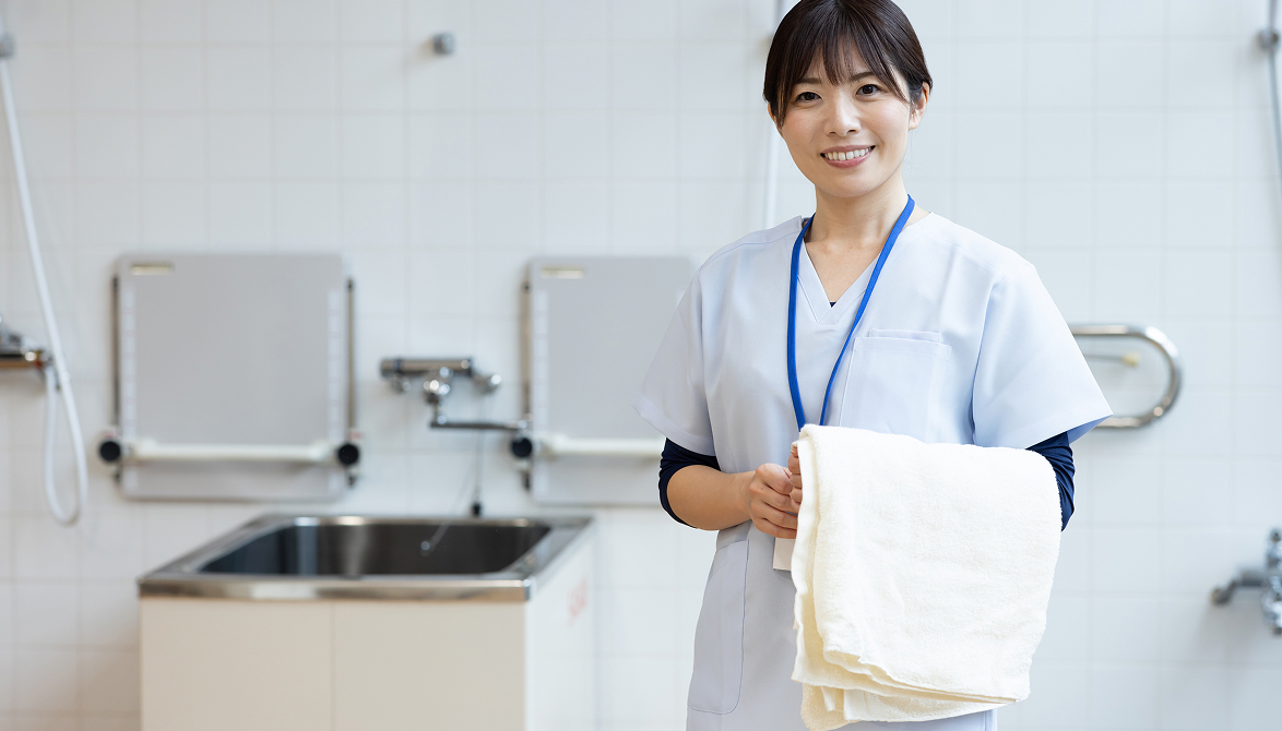 入浴・清拭のサポート